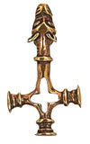 Anhänger 71 Wolfskreuz - Bronze