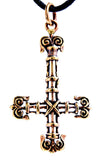 Anhänger 25 Kreuz - Bronze