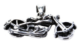 Anhänger 264 Motorrad - Silber