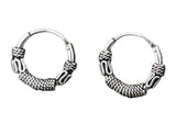 Unisex Ohrringe aus 925 Silber im Bali-Style von Bali Creole
