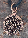 Anhänger 84 Blume des Lebens - Bronze