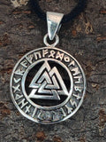Wotansknoten 321 mit Schlangenkette - Silber