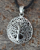 Lebensbaum 154 mit Kette - Edelstahl