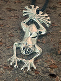 Anhänger 23 Frosch - Edelstahl