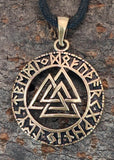 Anhänger 138 Wotansknoten - Bronze
