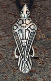 Rabe 159 mit Korbkette - Silber