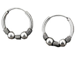 Unisex Ohrringe aus 925 Silber im Bali-Style von Bali Creole
