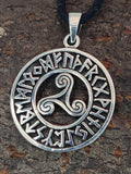 Triskele 319 mit Korbkette - Silber