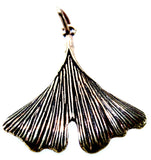 Anhänger 02 Ginkgo-Blatt - Bronze