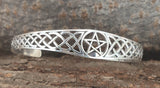 Armband Pentagramm - Silber