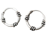 Unisex Ohrringe aus 925 Silber im Bali-Style von Bali Creole
