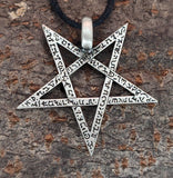 Anhänger 35 Pentagramm - Zinn
