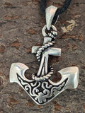 Anker 268 mit Schlangenkette - Silber