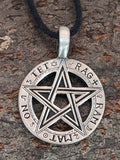 Anhänger 30 Pentagramm - Zinn