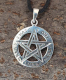 Anhänger 227 Pentagramm - Silber