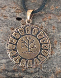 Anhänger 117 Lebensbaum - Bronze