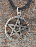 Anhänger 49 Pentagramm - Silber