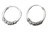 Unisex Ohrringe aus 925 Silber im Bali-Style von Bali Creole
