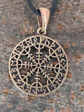 Anhänger 130 Helm der Ehrfurcht - Bronze