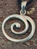 Spirale 22 mit Schlangenkette - Silber