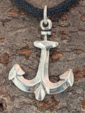 Anker 125 mit Schlangenkette - Silber