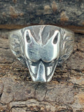 Ring Wolfskopf, Gr. 54-74 - Silber