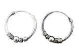 Unisex Ohrringe aus 925 Silber im Bali-Style von Bali Creole
