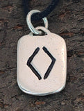 Anhänger 313 Ingwaz - Silber