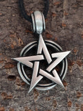 Anhänger 71 Pentagramm - Zinn