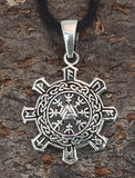 Wotansknoten 284 mit Schlangenkette - Silber