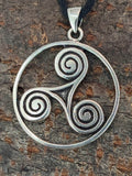 Triskele 129 mit Schlangenkette - Silber