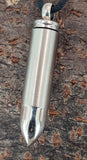 Patrone 73 mit Panzerkette - Edelstahl