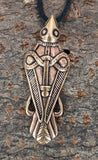 Anhänger 45 Rabe - Bronze