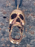 Anhänger 15 Totenkopf - Bronze