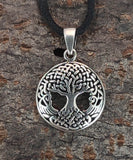 Lebensbaum 91 mit Schlangenkette - Silber