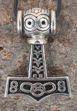 Thorshammer 65 mit Königskette - Edelstahl