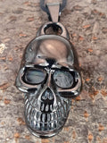 Totenkopf 173 mit Königskette - Edelstahl