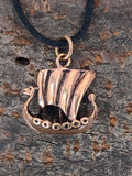 Anhänger 40 Wikinger-Schiff - Bronze