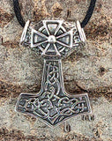 Thorshammer 151 mit Königskette - Silber