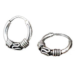 Unisex Ohrringe aus 925 Silber im Bali-Style von Bali Creole
