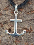 Anker 267 mit Schlangenkette - Silber