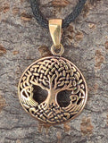 Anhänger 48 Lebensbaum - Bronze