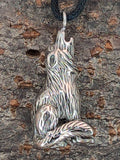 Anhänger 30 Wolf - Edelstahl