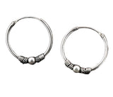 Unisex Ohrringe aus 925 Silber im Bali-Style von Bali Creole
