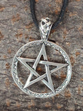Anhänger 50 Pentagramm - Silber