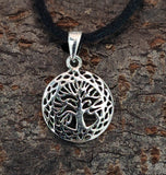 Lebensbaum 247 mit Schlangenkette - Silber