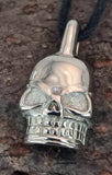 Totenkopf 86 mit Panzerkette - Edelstahl