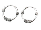 Unisex Ohrringe aus 925 Silber im Bali-Style von Bali Creole
