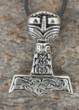 Thorshammer 59 mit Königskette - Edelstahl