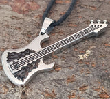 Gitarre 2 mit Panzerkette - Edelstahl